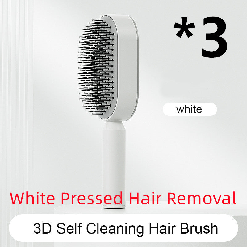 Theexcorner™ Self-Cleaning Detangling Hair Brush