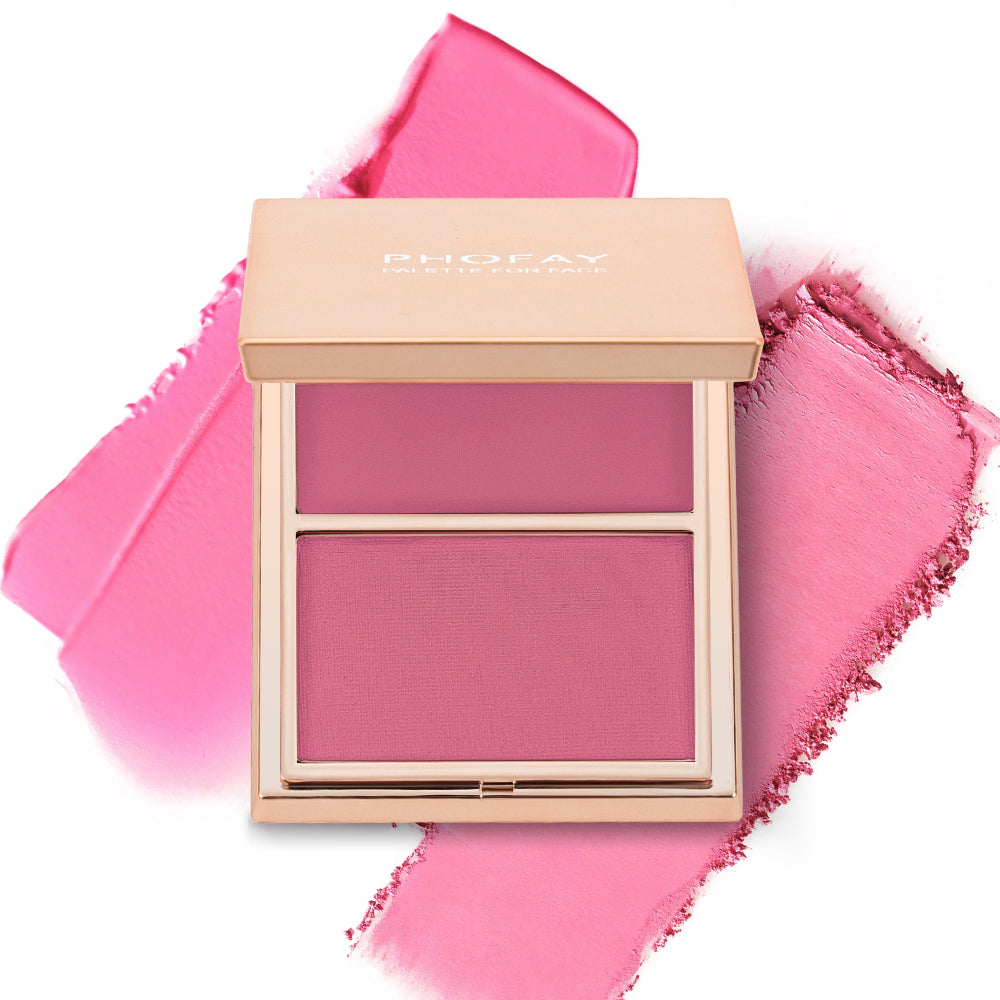 Theexcorner™ Double-Take Cream & Powder Blush Duo