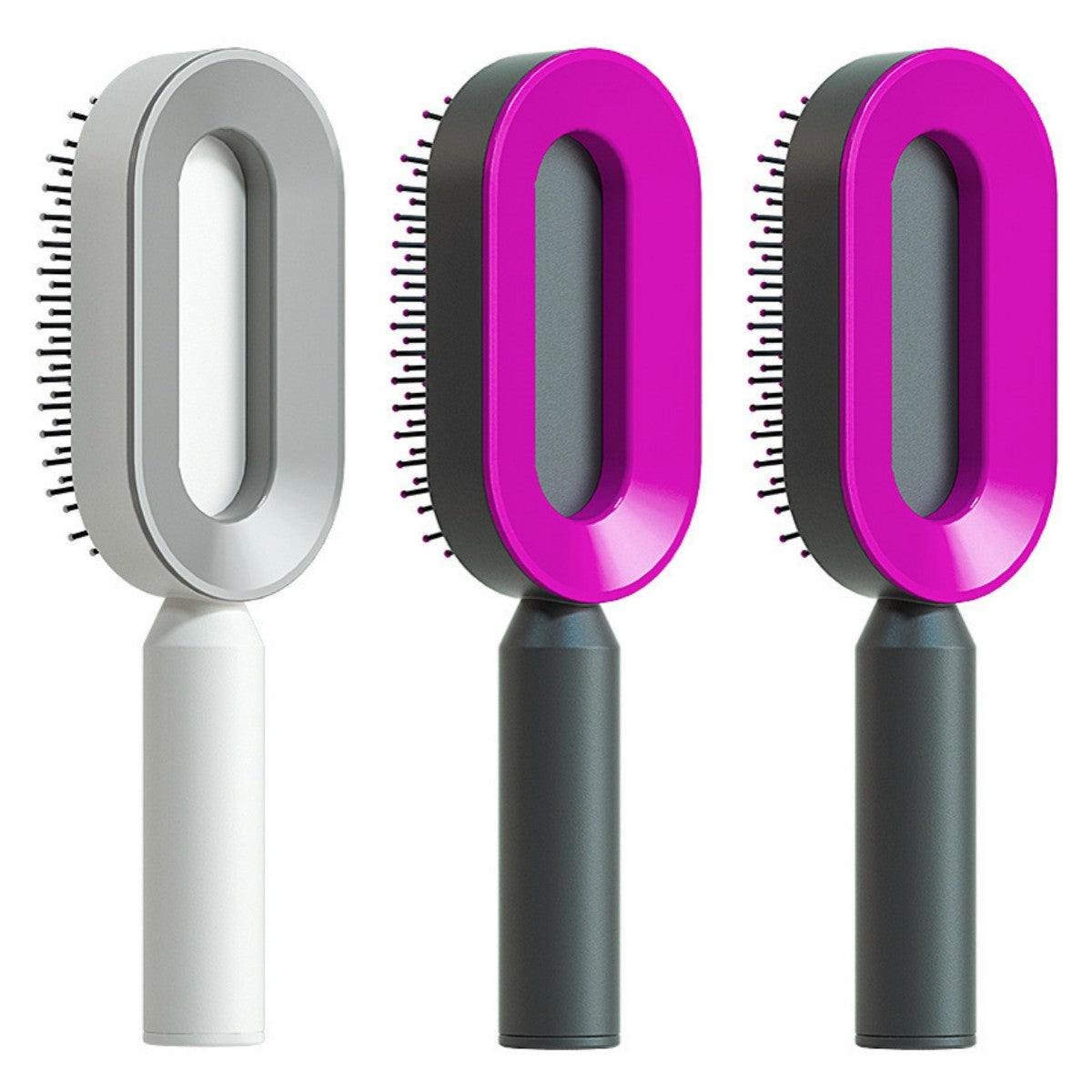 Theexcorner™ Self-Cleaning Detangling Hair Brush