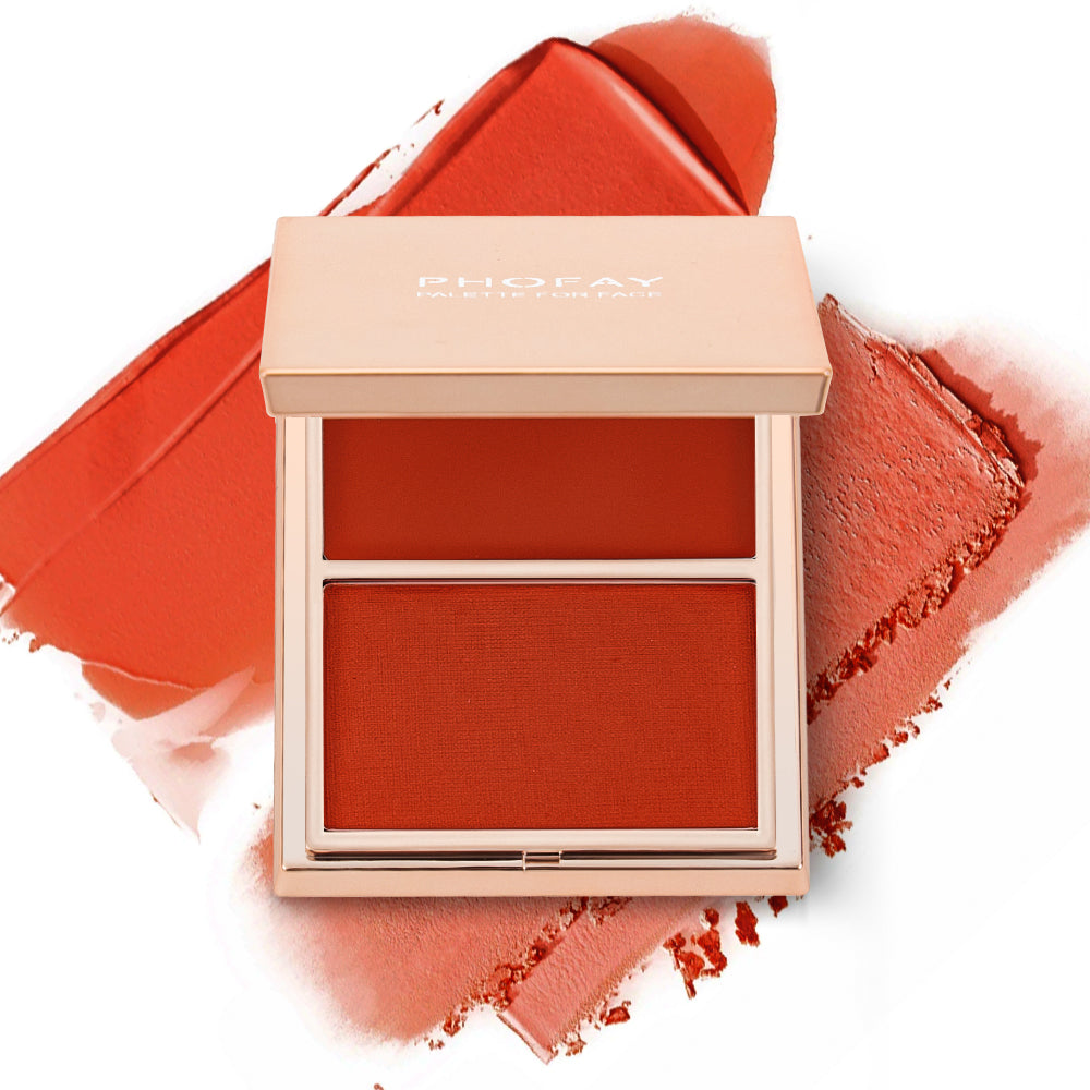Theexcorner™ Double-Take Cream & Powder Blush Duo