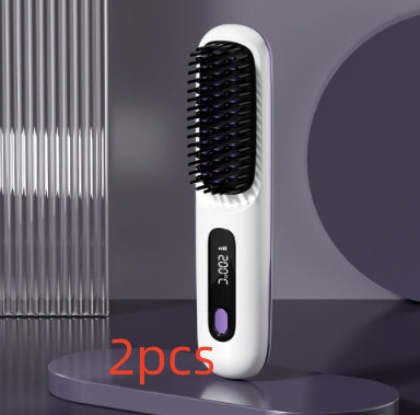 Theexcorner™ AirWave 2-in-1 Straightener & Dryer Brush
