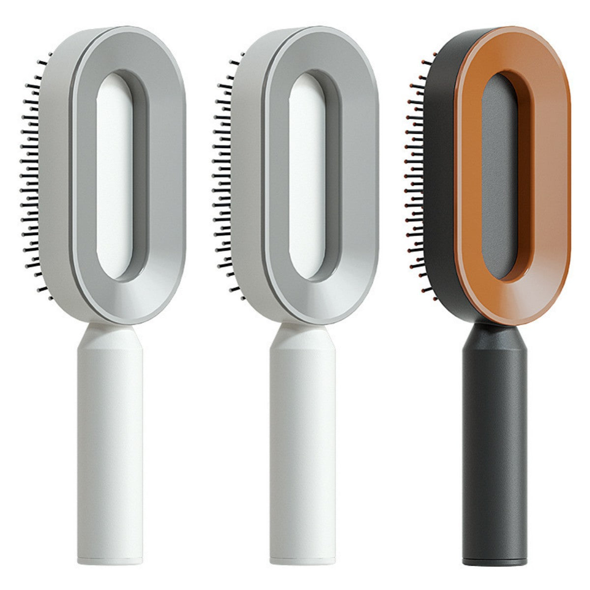 Theexcorner™ Self-Cleaning Detangling Hair Brush