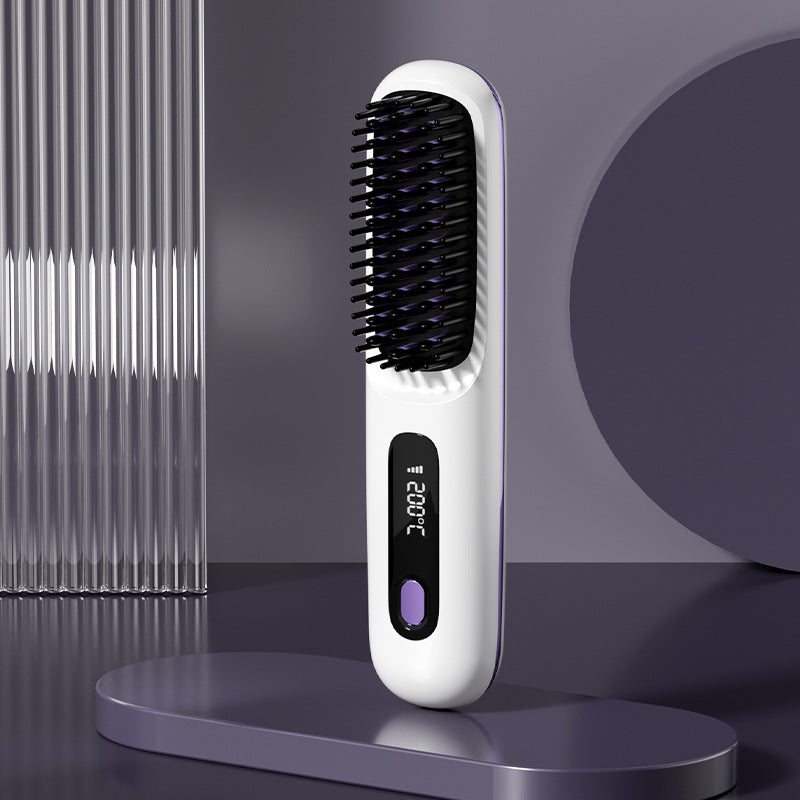 Theexcorner™ AirWave 2-in-1 Straightener & Dryer Brush