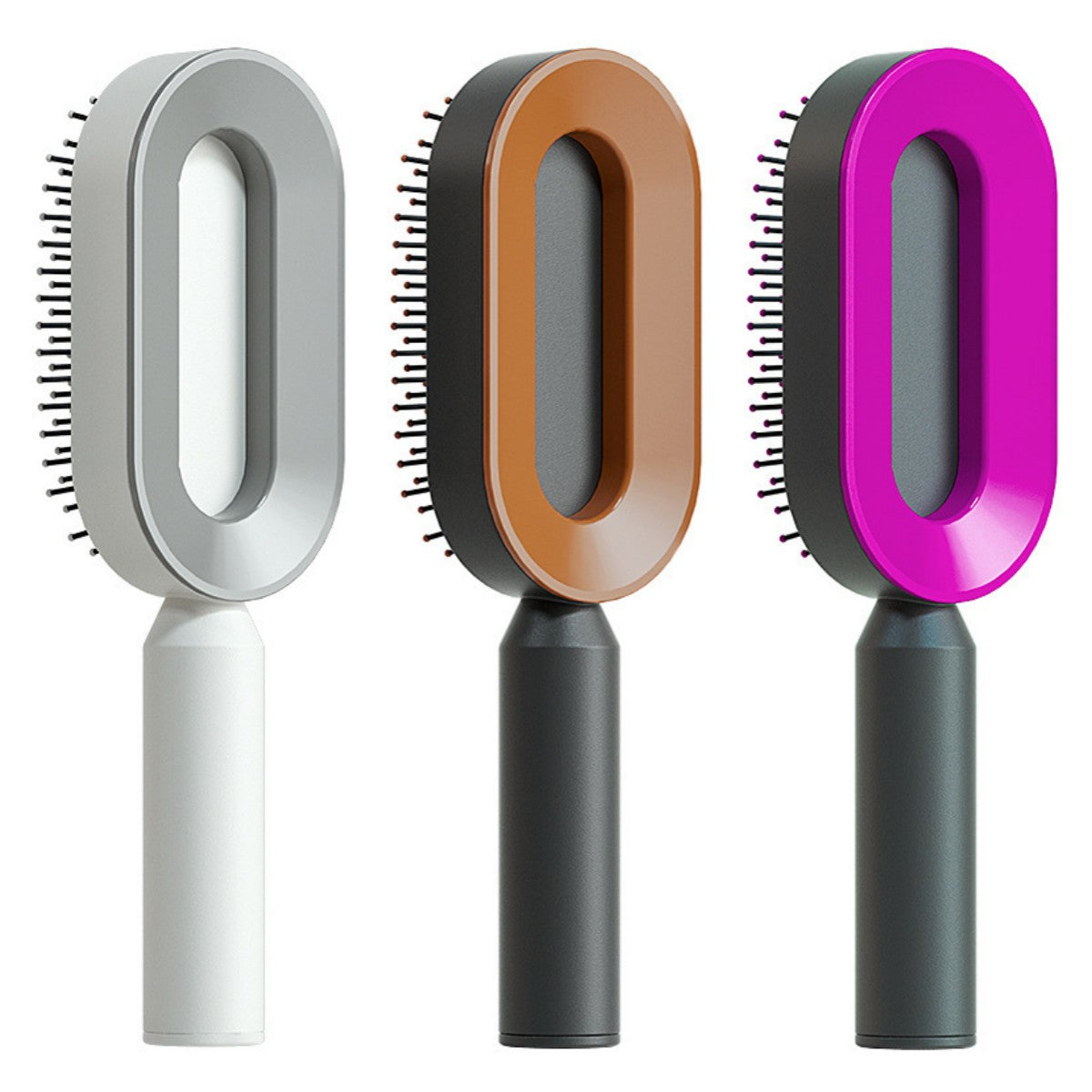 Theexcorner™ Self-Cleaning Detangling Hair Brush
