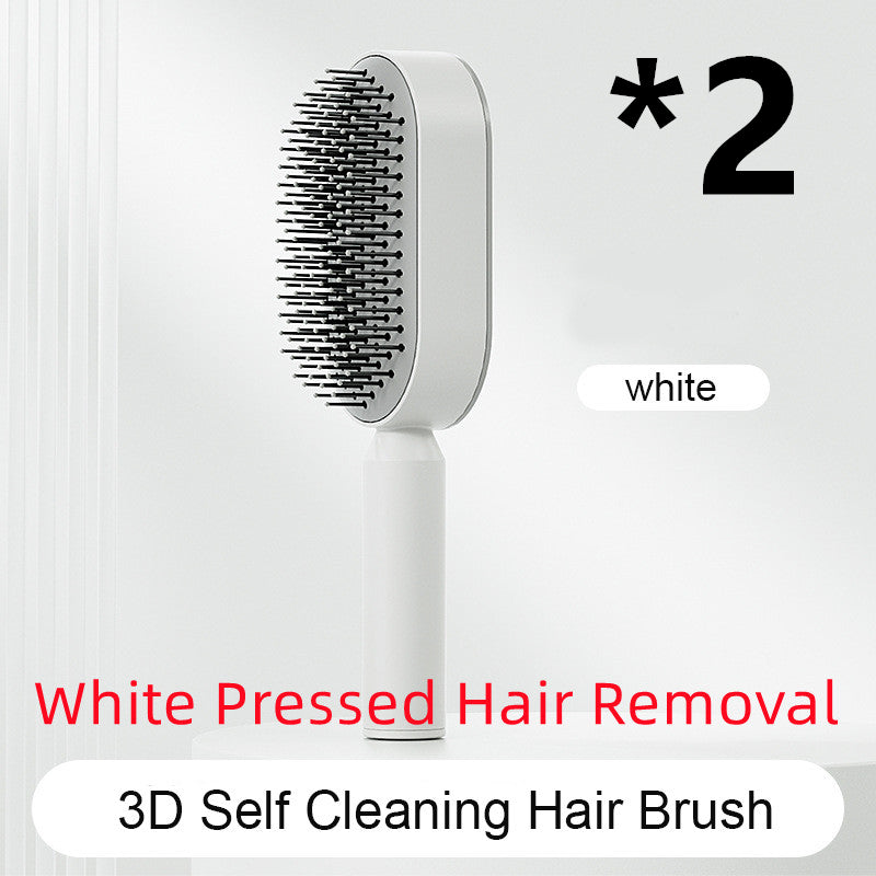 Theexcorner™ Self-Cleaning Detangling Hair Brush