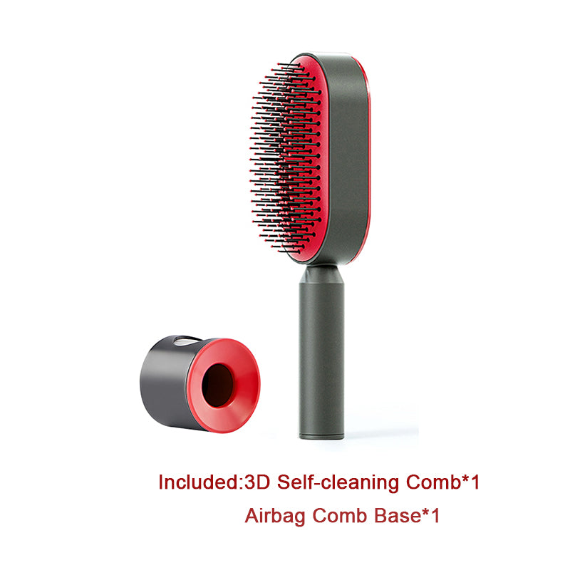 Theexcorner™ Self-Cleaning Detangling Hair Brush