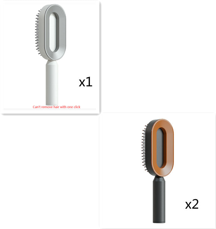 Theexcorner™ Self-Cleaning Detangling Hair Brush