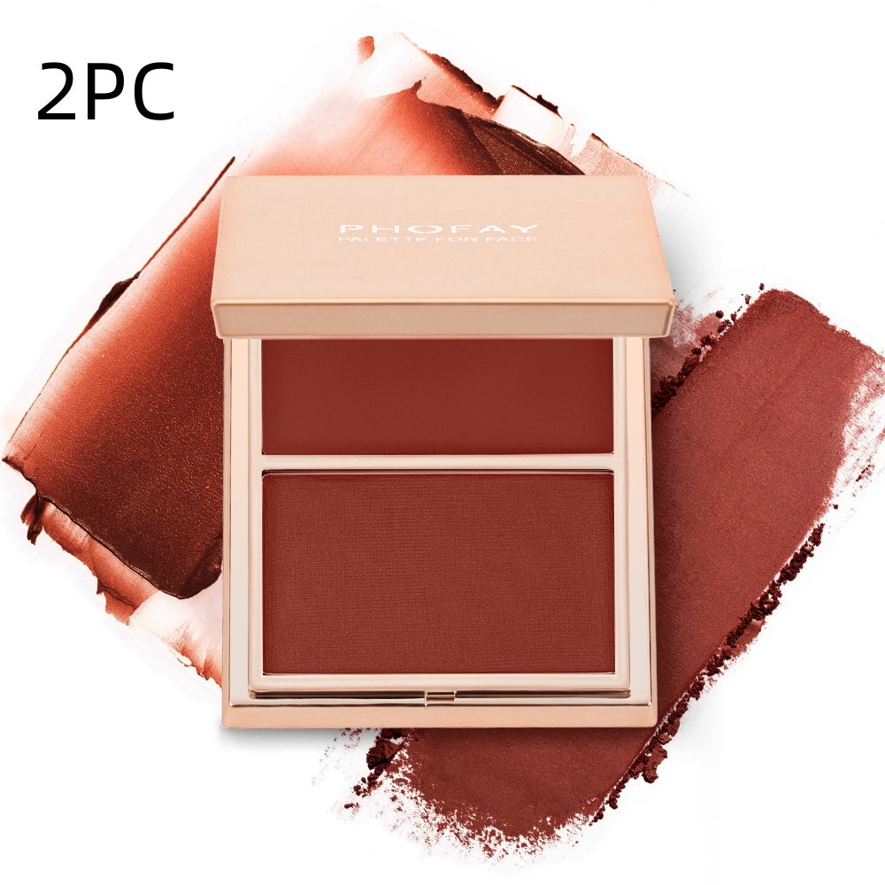 Theexcorner™ Double-Take Cream & Powder Blush Duo