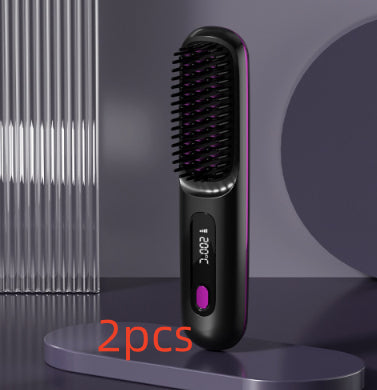 Theexcorner™ AirWave 2-in-1 Straightener & Dryer Brush
