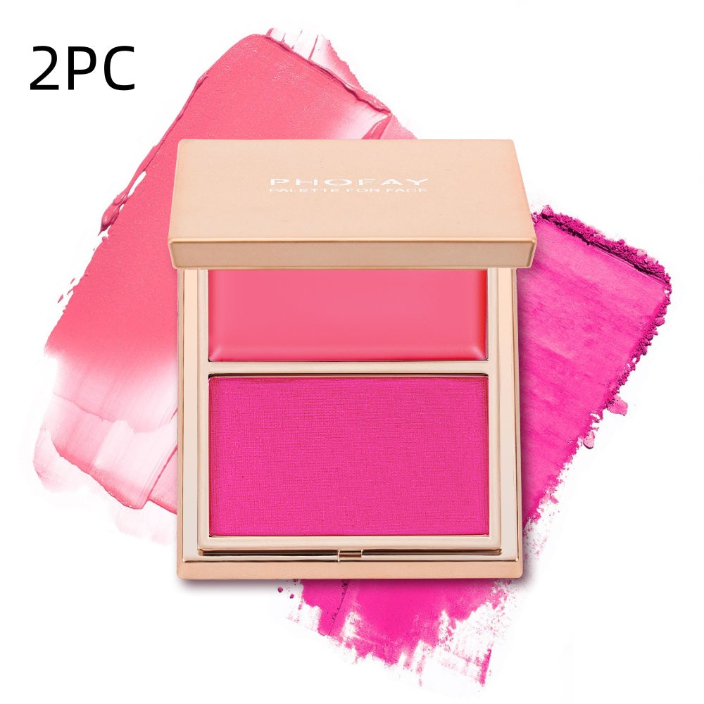 Theexcorner™ Double-Take Cream & Powder Blush Duo