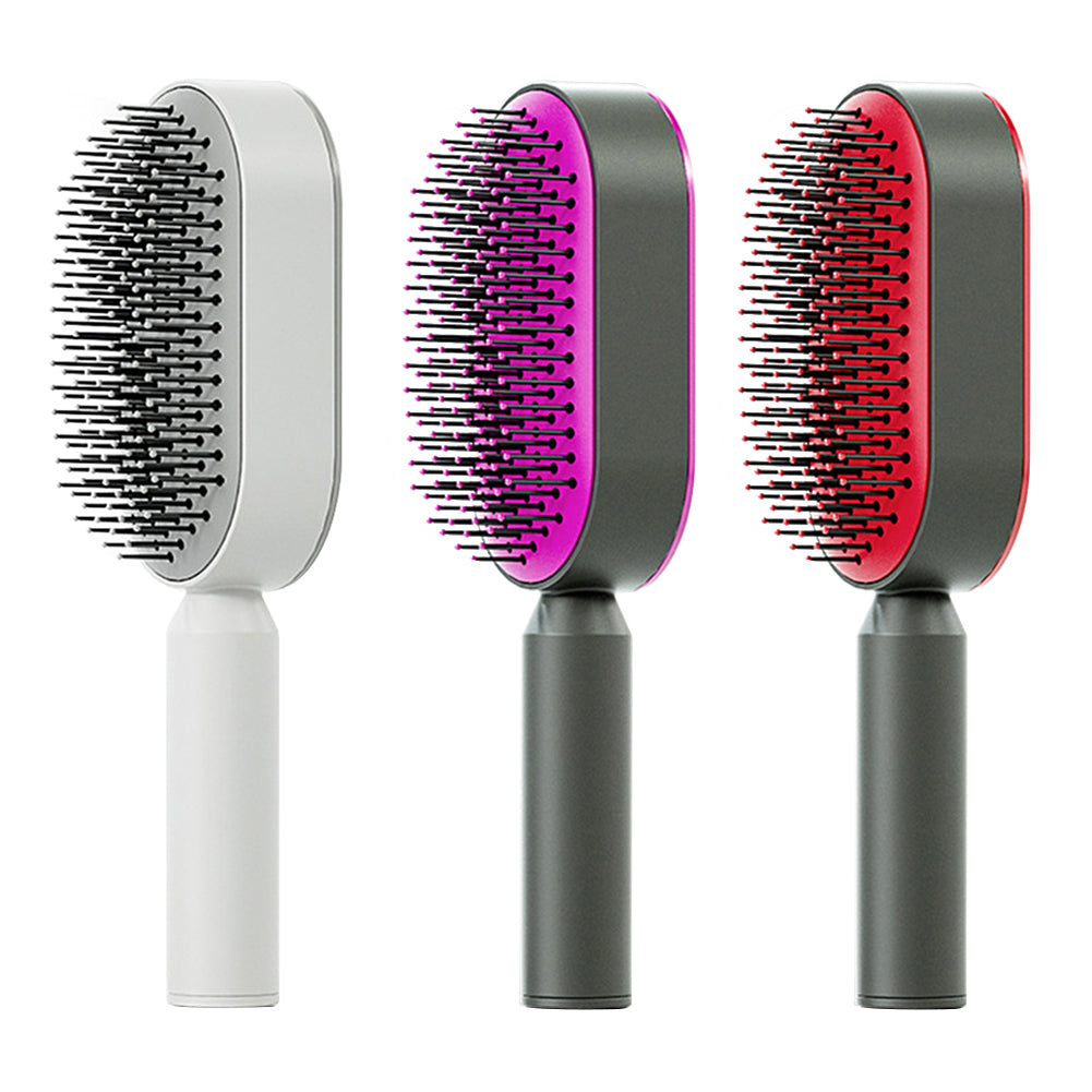 Theexcorner™ Self-Cleaning Detangling Hair Brush