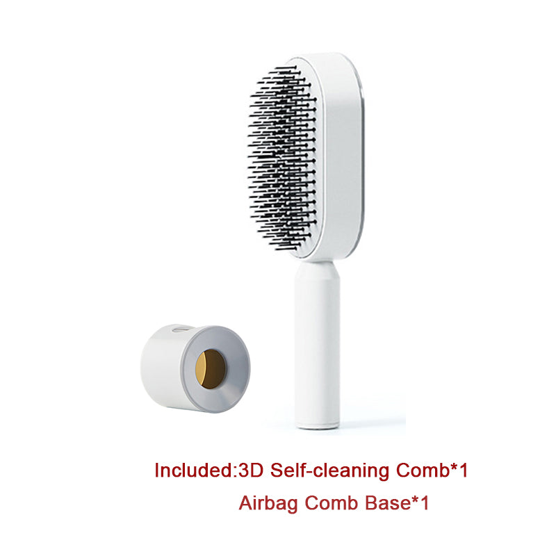 Theexcorner™ Self-Cleaning Detangling Hair Brush