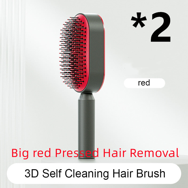 Theexcorner™ Self-Cleaning Detangling Hair Brush