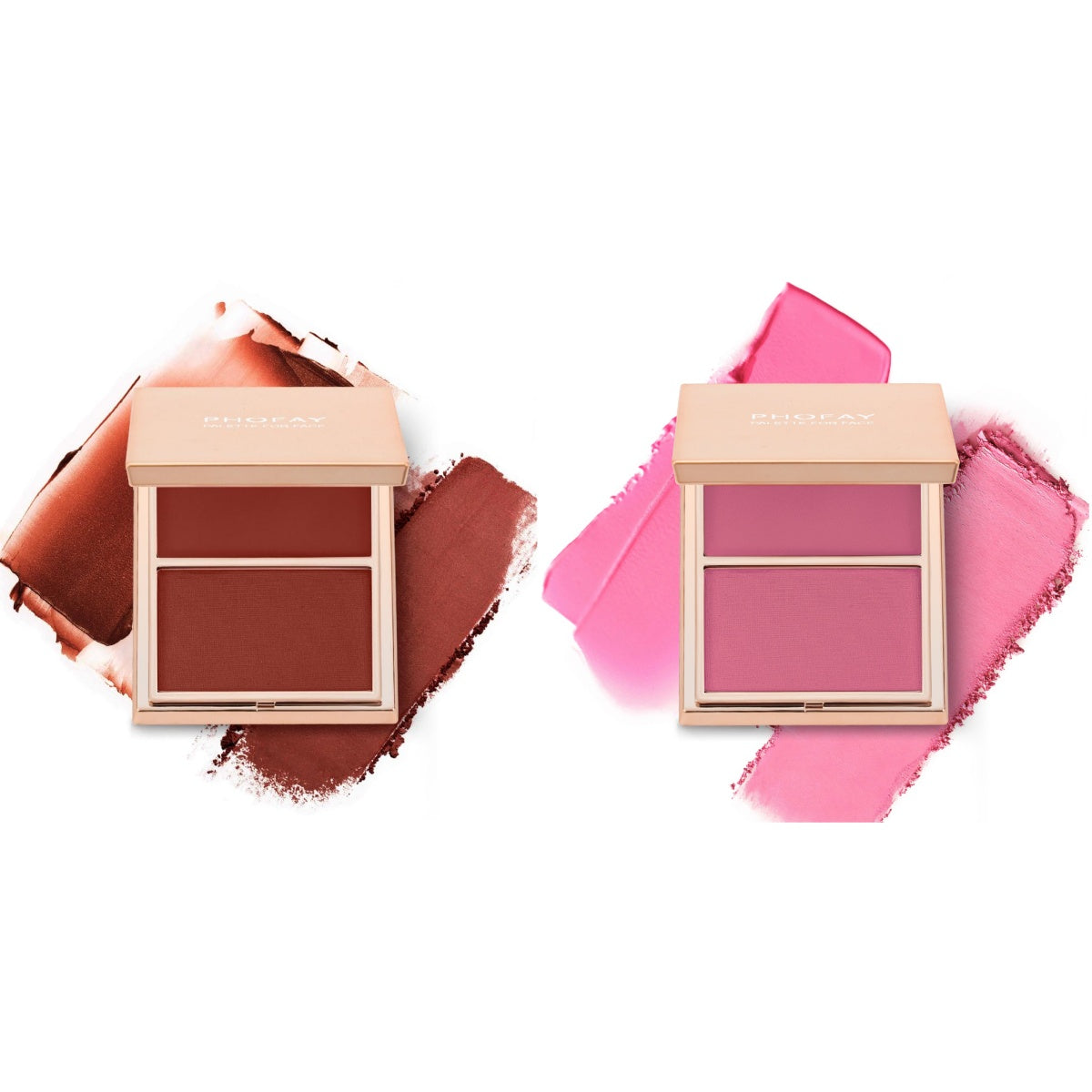 Theexcorner™ Double-Take Cream & Powder Blush Duo