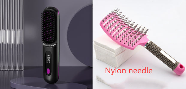 Theexcorner™ AirWave 2-in-1 Straightener & Dryer Brush