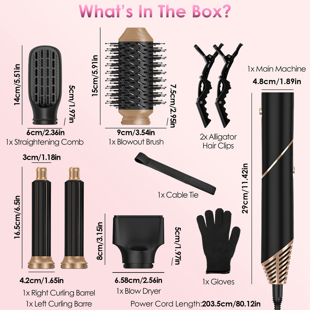 Theexcorner™ 5-in-1 Pro Hot Air Styler Kit