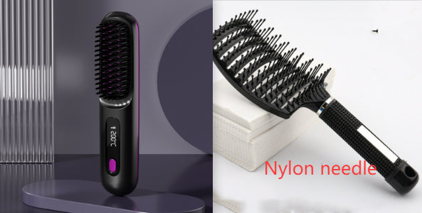 Theexcorner™ AirWave 2-in-1 Straightener & Dryer Brush