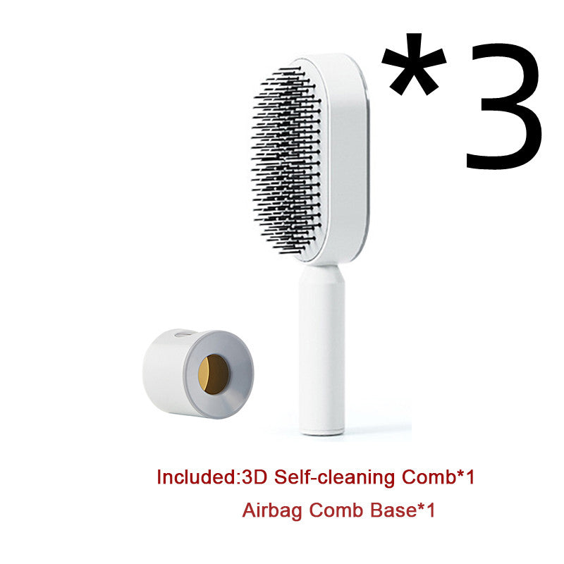 Theexcorner™ Self-Cleaning Detangling Hair Brush