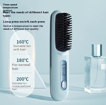 Theexcorner™ AirWave 2-in-1 Straightener & Dryer Brush