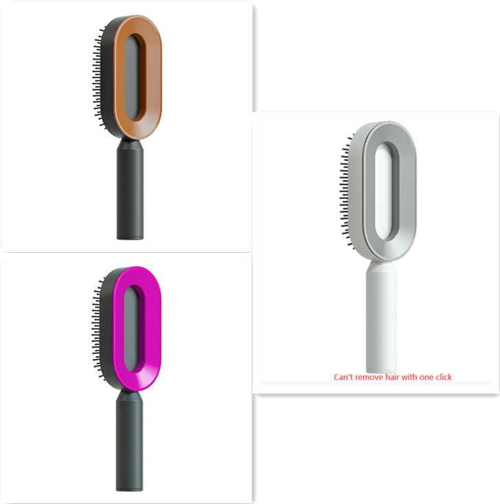 Theexcorner™ Self-Cleaning Detangling Hair Brush
