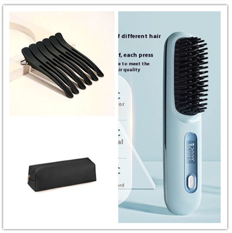 Theexcorner™ AirWave 2-in-1 Straightener & Dryer Brush