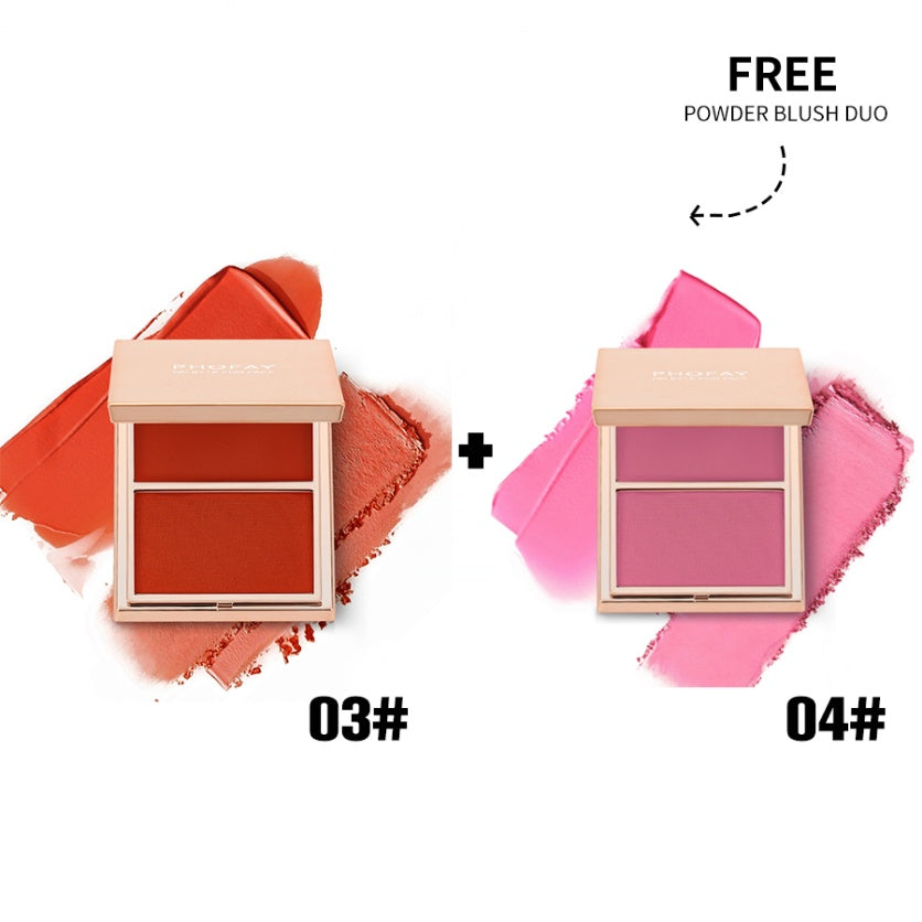 Theexcorner™ Double-Take Cream & Powder Blush Duo