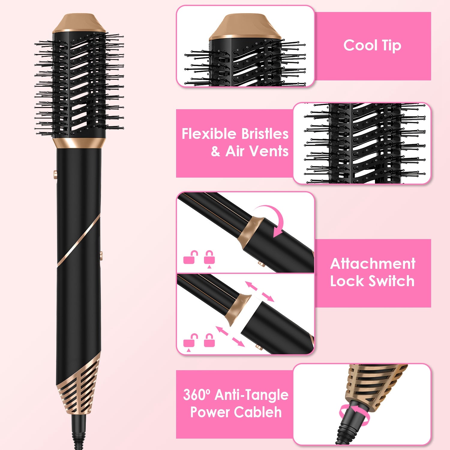 Theexcorner™ 5-in-1 Pro Hot Air Styler Kit