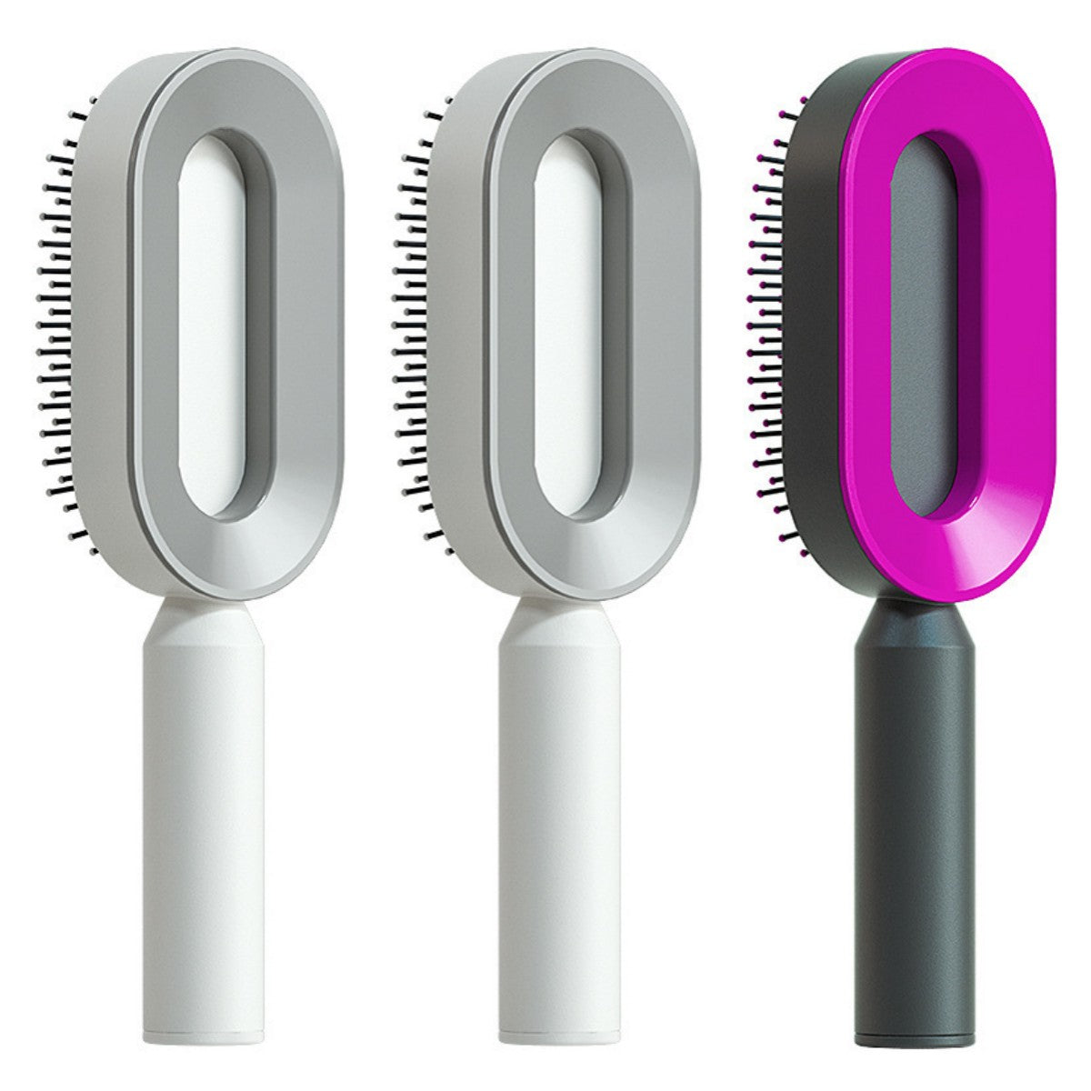 Theexcorner™ Self-Cleaning Detangling Hair Brush
