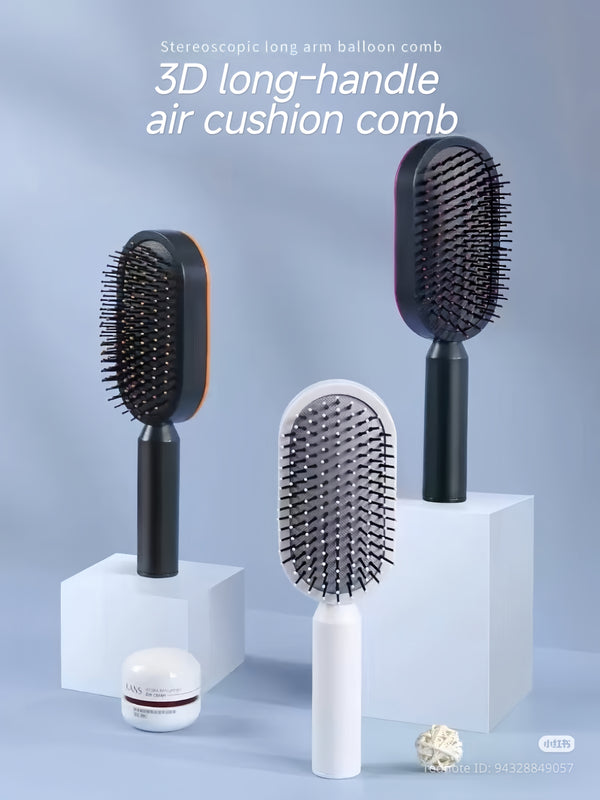 Theexcorner™ Self-Cleaning Detangling Hair Brush
