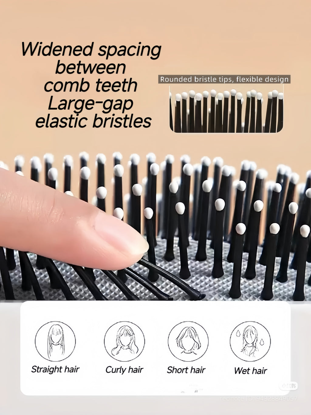 Theexcorner™ Self-Cleaning Detangling Hair Brush